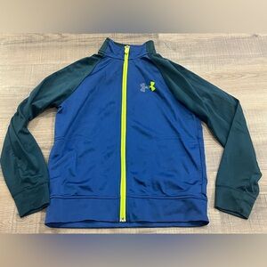 Under Armour Navy Jacket with Lime Trim